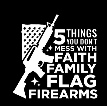 2nd Amendment Guns Family Decal Car Sticker Outdoor Truck Window  5x5 in approx.