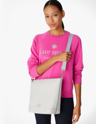 Kate Spade New York Woman's Chelsea Nylon Duffle Bag Gray