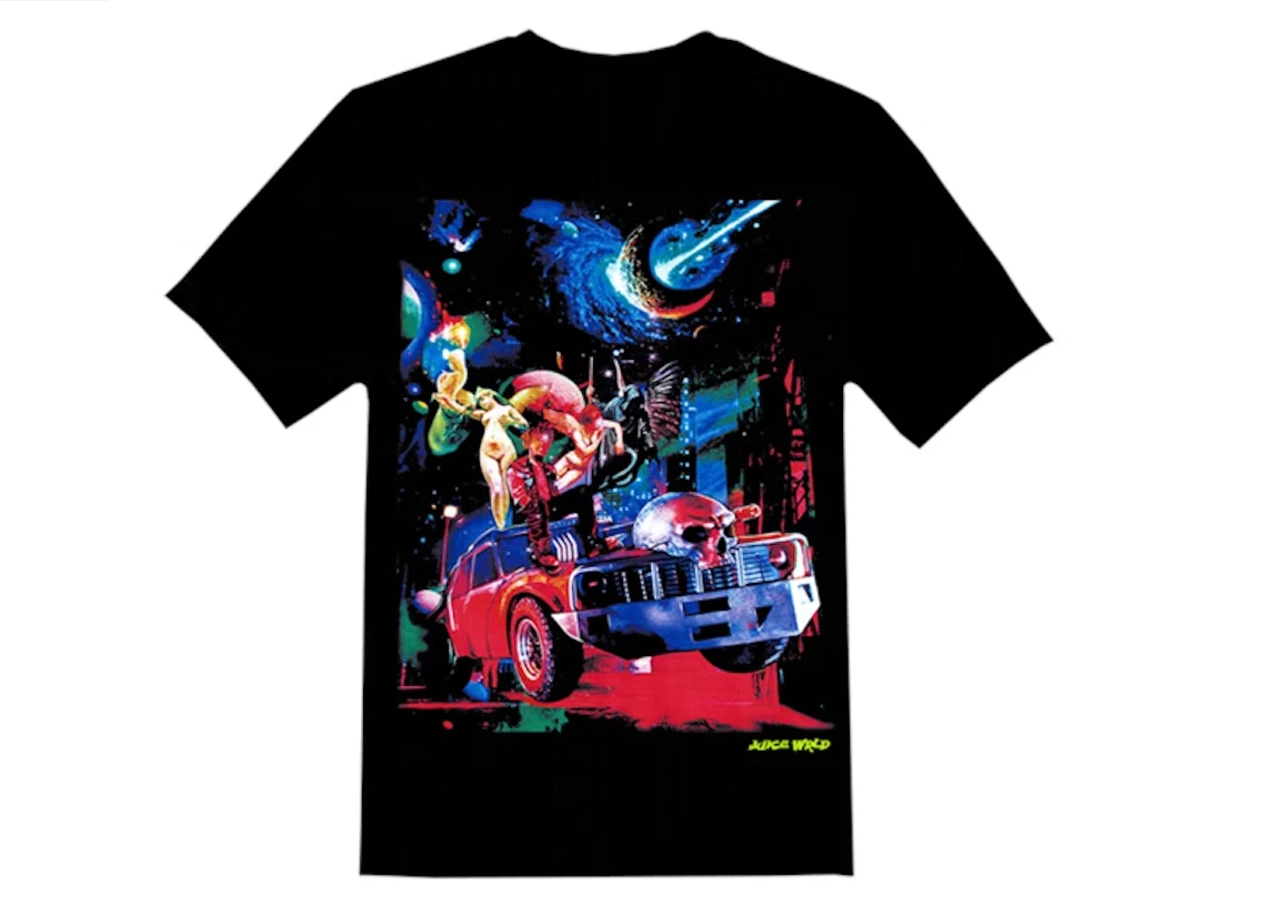 Juice Wrld X Vlone Cosmic Racer T shirt Size S