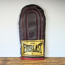 Vintage - Guanto Speed Bag Everlast 4308 pelle grana superiore rosso/marrone, solo sinistra*
