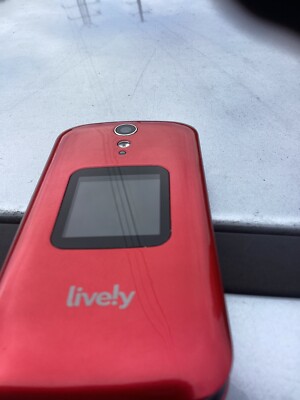 LIVELY (Live!y) Jitterbug Flip Cell Phone for Seniors - Red | eBay