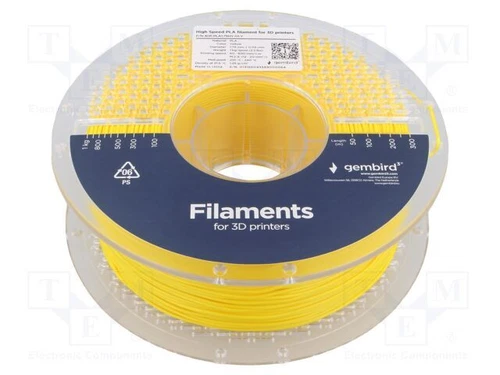 1 disc, Filament: PLA 3DP-PLA1.75HY-01-Y /E2UK