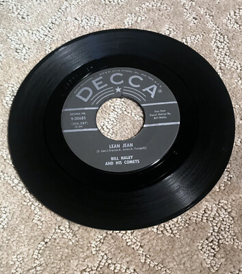 1958  BILL HALEY & HIS COMETS LISTEN! LEAN JEAN / DON'T NOBODY MOVE DECCA 30681