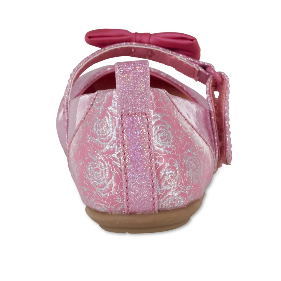 Zapato Princesa Mary Jane Disney Niñas Pequeñas, Rosa Talla: 6,7,8,9,10,11,12 Foto 3 de 4