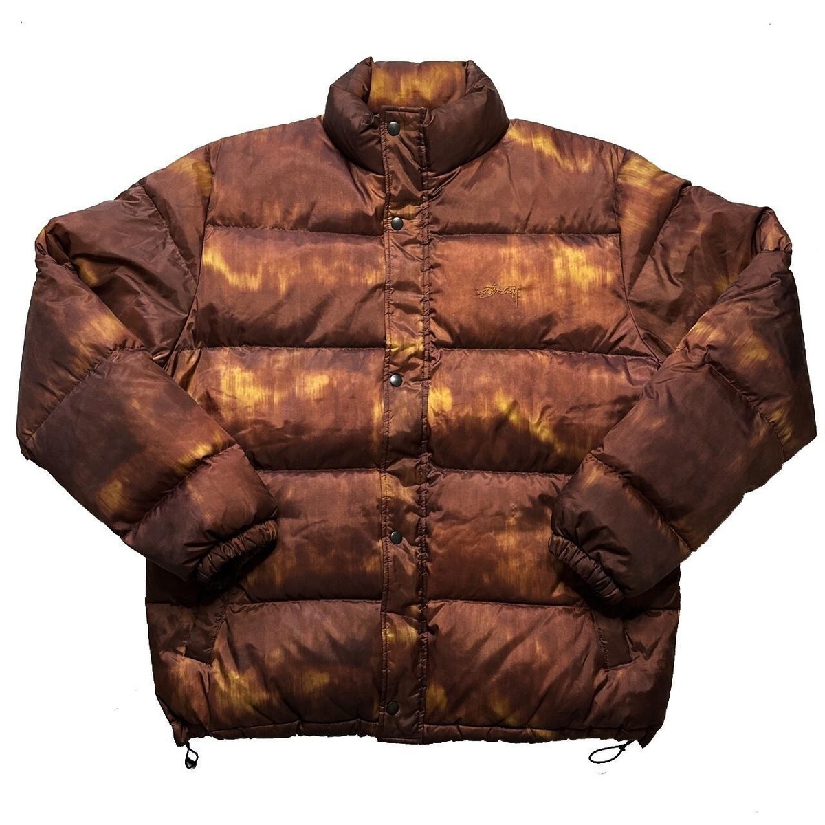 【新品未使用】STUSSY AURORA PUFFER JACKET XL Stussy Aurora Tie Dyed Puffer Jacket XL | eBay UK