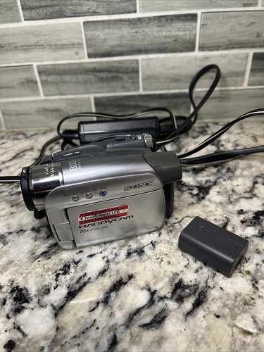 Sony Handycam DCR-HC26 Digital Camcorder Touch Screen Inop For Parts Or Repair