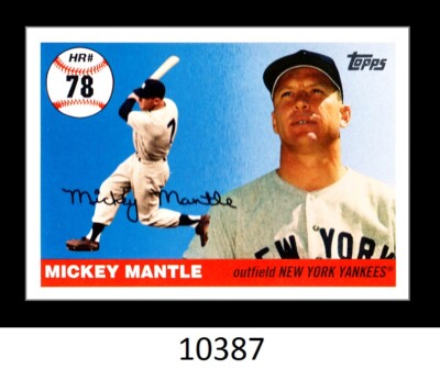 1-2006 TOPPS MICKEY MANTLE HOME RUN HISTORY YANKEES CARD#MHR78 | eBay