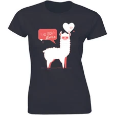 No Prob Llama Shirt Funny Cute Alpaca Problem Women's T-shirt Gift Tee