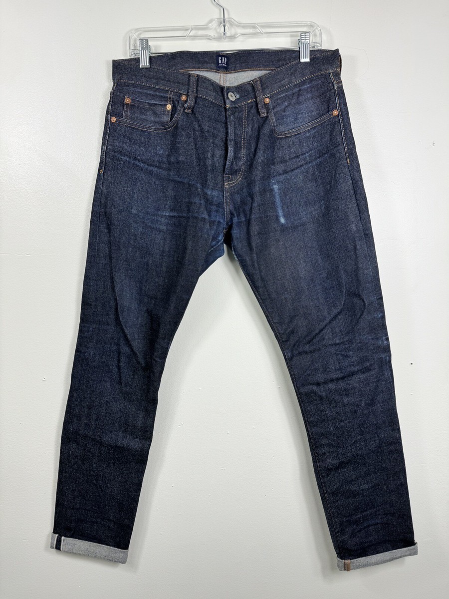 Skinny Jeans Jeans Gap At Back Dark Wash Blue Mid Rise Slim Fit