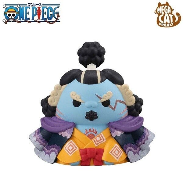 MEGA CAT PROJECT One Piece Nyan Piece Wano Country Mini Figure Toy Jinbe  Jimbei