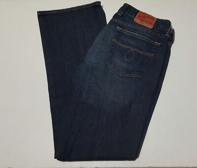 Lucky Brand Regular Bootcut Leg Inseam PreOwned Dark Blue