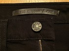 Womens RAG & BONE "Combo 1" Black/White Leather USA Denim JEANS Size 28 X 29 EUC — photo 10