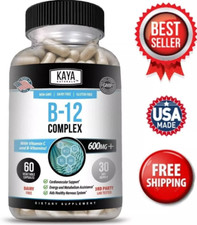 Complejo Vitamina B-12 En Pastillas Vitaminas Para La Falta De Energia Cansancio