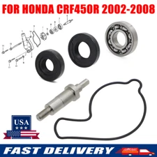 For Honda CRF450R CRF 450R 2002-2008 Water Pump Bearing Seal & Shaft Rebuild Kit
