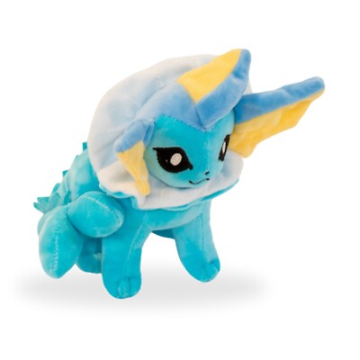 Pokémon Vaporeon 7'' Plush Toy Plushie Cute Soft Decorative Anime Game Eevee