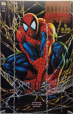 Marvel Masterpieces Collection, Joe Jusho. #1, 1992 Superhero Paintings NM/Mint