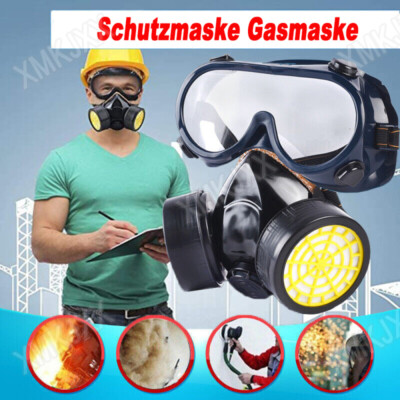 Profi Atemschutz Halbmaske mit Filtern A2, Gasmaske, Staubmaske Profi Atemschutz Halbmaske mit Filtern A2, Gasmaske, Staubmaske
