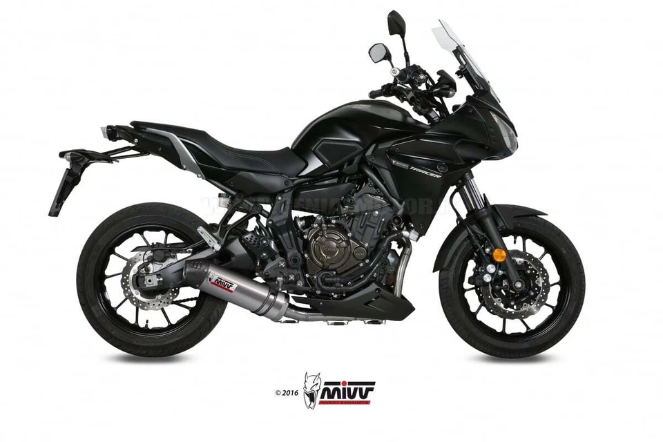 Pot D Echappament complet Mivv Oval Titane Classique Yamaha Tracer 700 2018 18