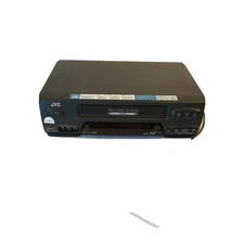 JVC HR-VP650U 4 Head Hi-Fi VHS QPB VCR Video Recorder/Player Comes On + Remote