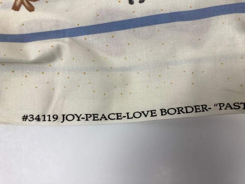 Vtg 5 Yards Daisy Kingdom Fabric Nativity Scene Bethlehem Christmas Stars 1995 - Picture 2 of 3
