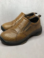 ROPER Performance Embossed Snakeskin Slip On Women's Shoes Size 8.5 Cognac