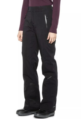 NWT-SPYDER WOMENS WINNER GORE-TEX PRIMA LOFT SKI PANTS,WATERPROOF SZ.6R,BLACK 