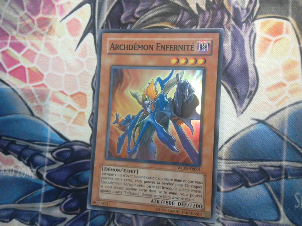 YUGIOH INFERNITY ARCHFIEND FRENCH SUPER RARE WC09-FR001 NEAR MINT x1!! - Image 4 of 4
