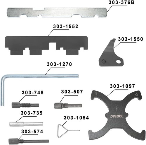 Kit attrezzi bloccaggio temporizzazione albero a camme compatibile con Ford fusion Escape Focus - Foto 3 di 6