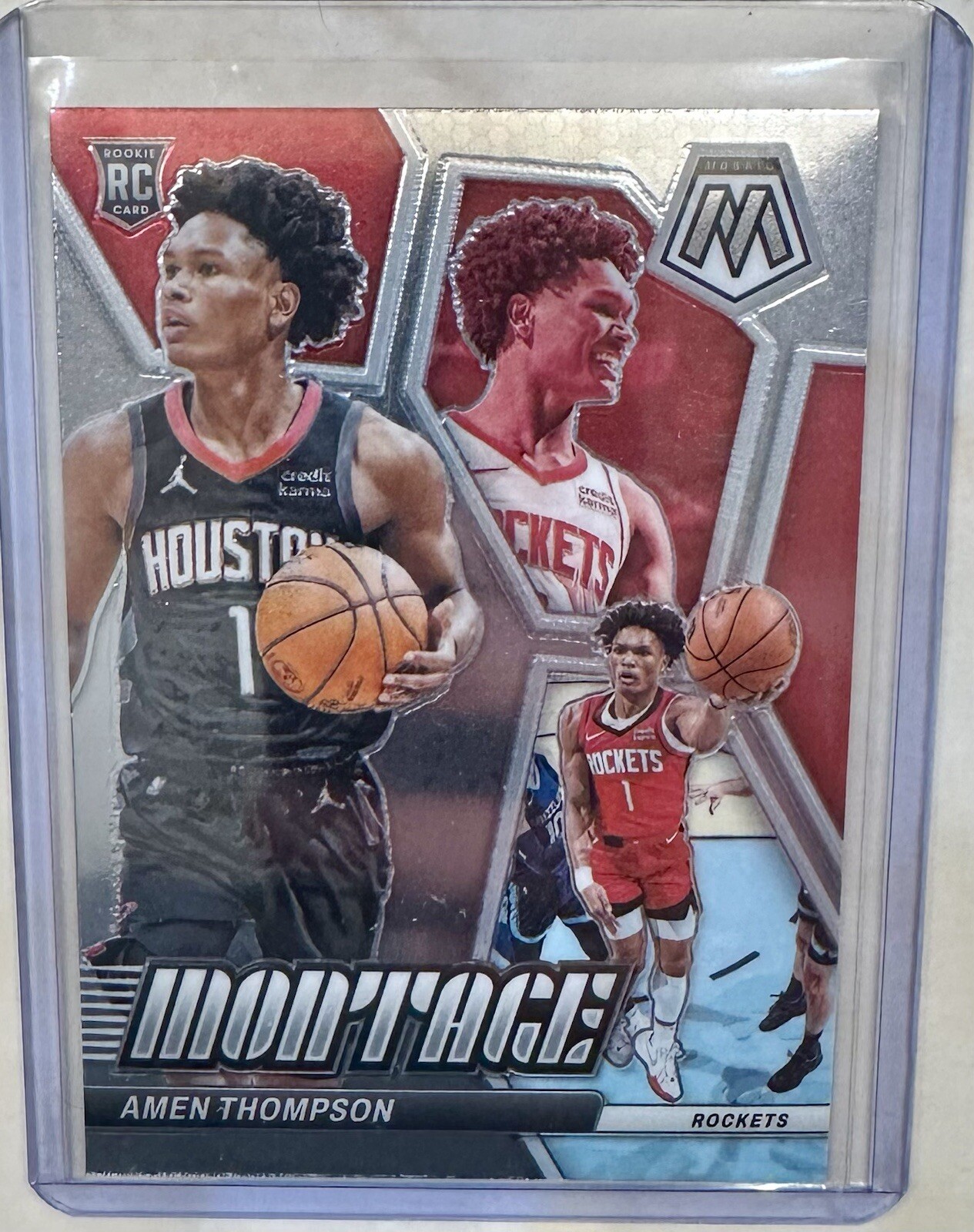 2023-24 Panini Mosaic #26 Amen Thompson Montage