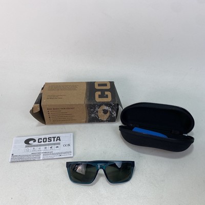 NEW Costa Del Mar PALMAS Polarized Sunglasses Teal / Gray Glass 580G
