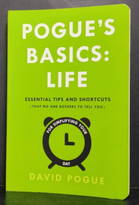 Pogue's Basics Life PB David Pogue Flatiron Books Personal Development Tips Vint