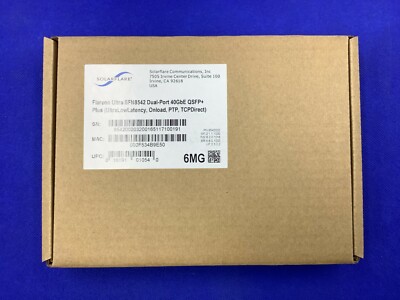 Solarflare Flareon Ultra SFN8542-Plus 2-Port 40GbE QSFP+ Serveradapter