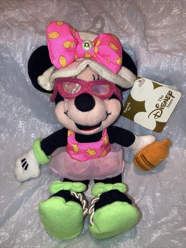 vintage disneys Minnie Mouse plush August birthstone minni mouse 9 inch