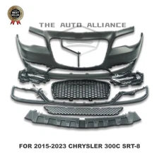 Front Bumper Assembly Package Set with LED for 2015-2023 Chrysler 300/C SRT 8 US