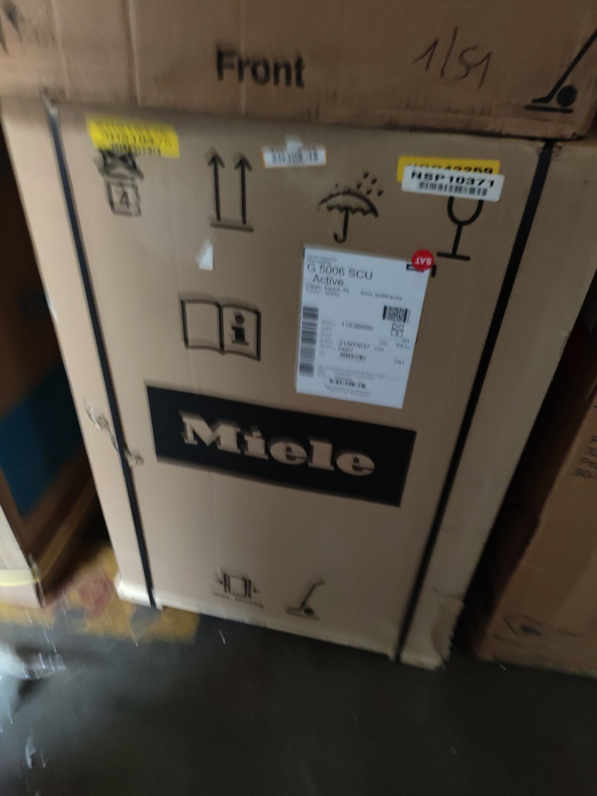 Miele Classic 24" Stainless Steel Full Console Dishwasher G5006SCU