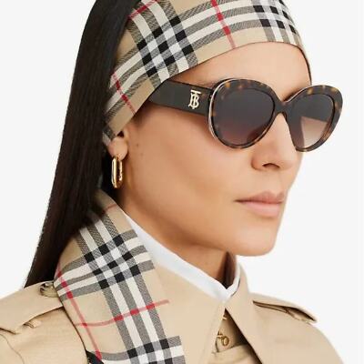 BURBERRY Acetate Round Frame Sunglasses 54mm BE4298 382713