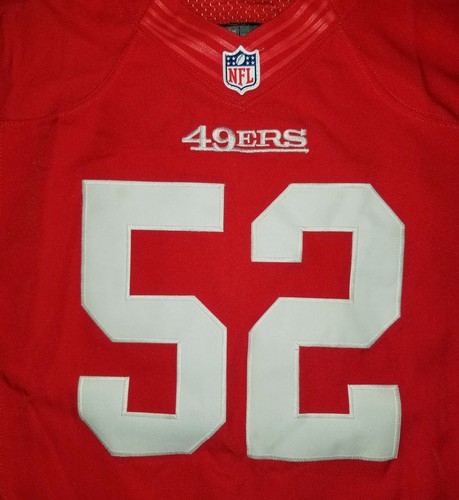 Patrick Willis San Francisco 49ers Jersey NIKE On Field Vapor Limited Sewn 52 - Picture 7 of 9