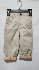 Burberry 2 Year Old Boy's Elastic Waist, Belt-hole Gray Pants