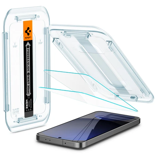 Spigen [GLAS.tR EZ Fit] Screen Protector | for Galaxy S24 FE | 2 Pack
