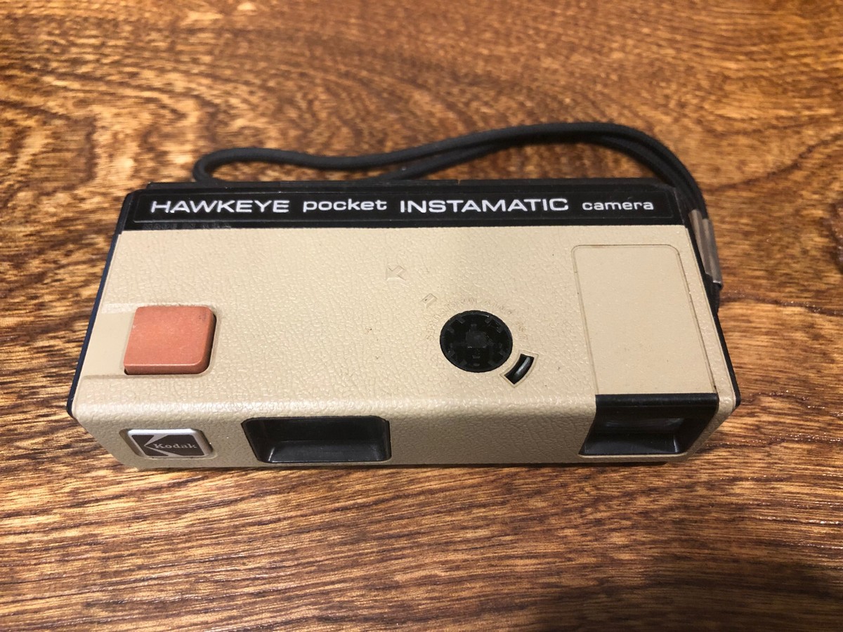 Kodak Hawkeye Pocket Instamatic Camera w/Strap