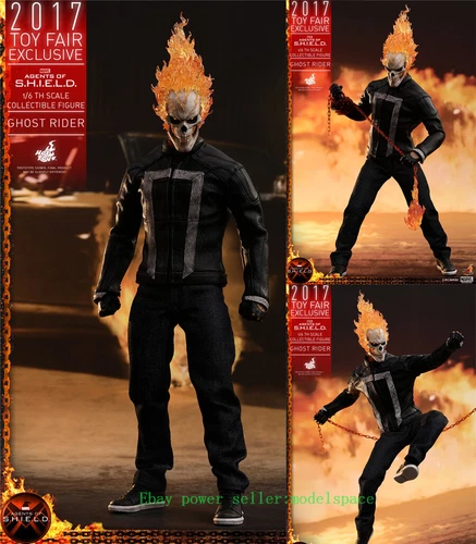 Figura de acción HOTTOYS HT 1/6 TMS005 Marvel's Agents of SHIELD Ghost Rider