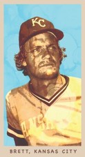 George Brett Original ACEO Tobacco Sketch Art Card Limited Edition Numbered 2/10