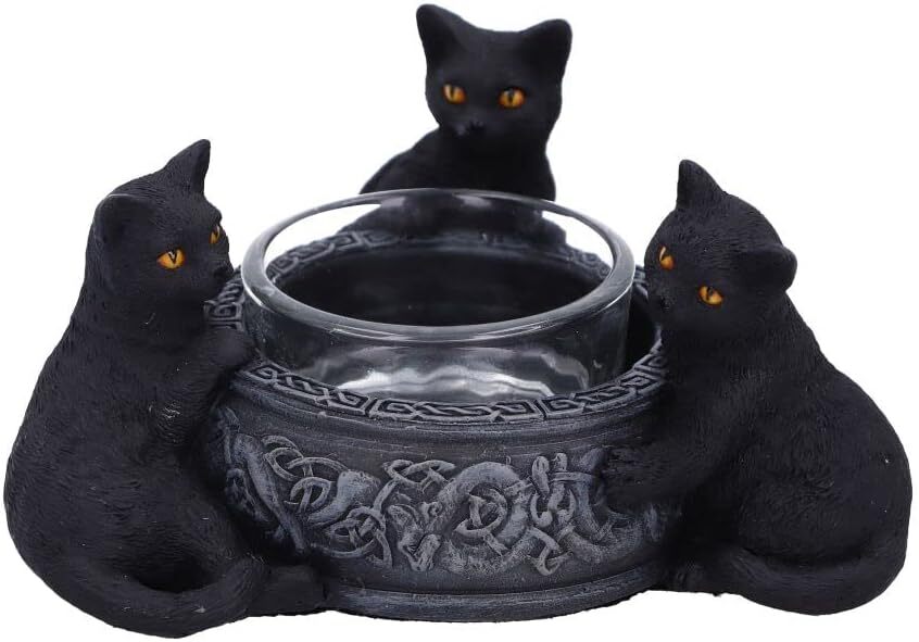Держатель для чайного светильника Nemesis Now Familiar Trio, черный, 10 см