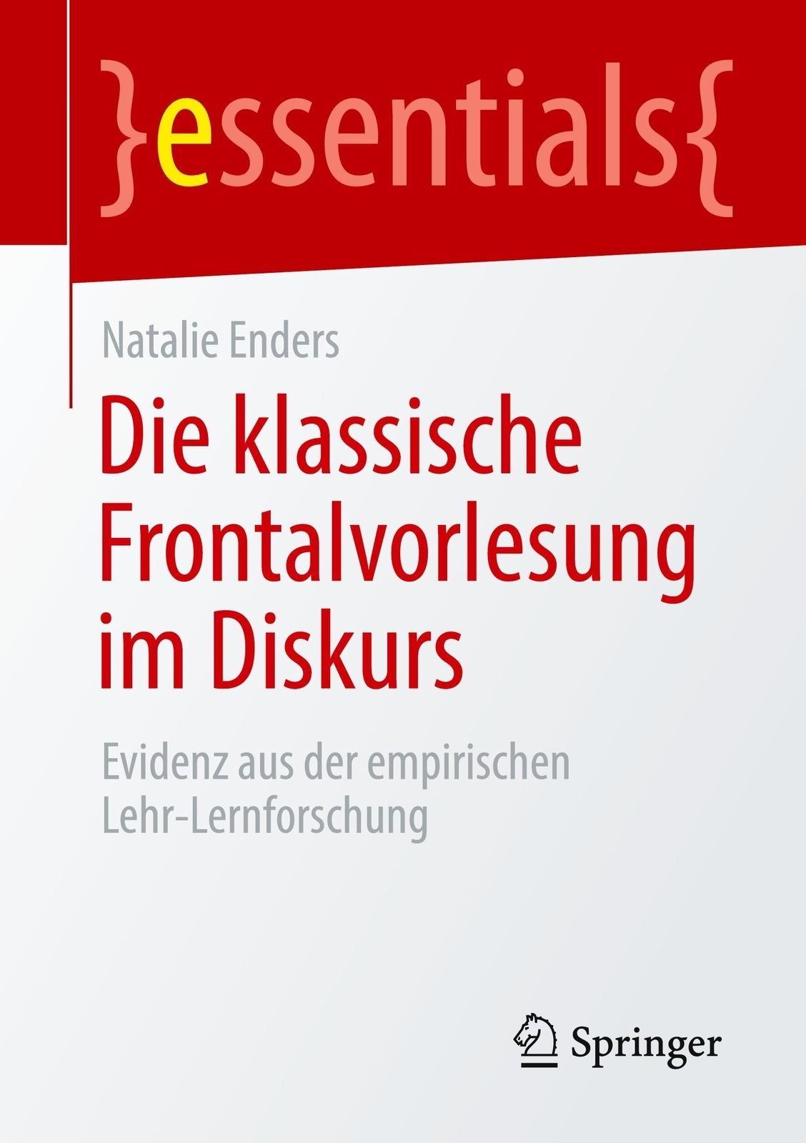 Die Klassische Frontalvorlesung Diskurs | Natalie Enders | Taschenbuch