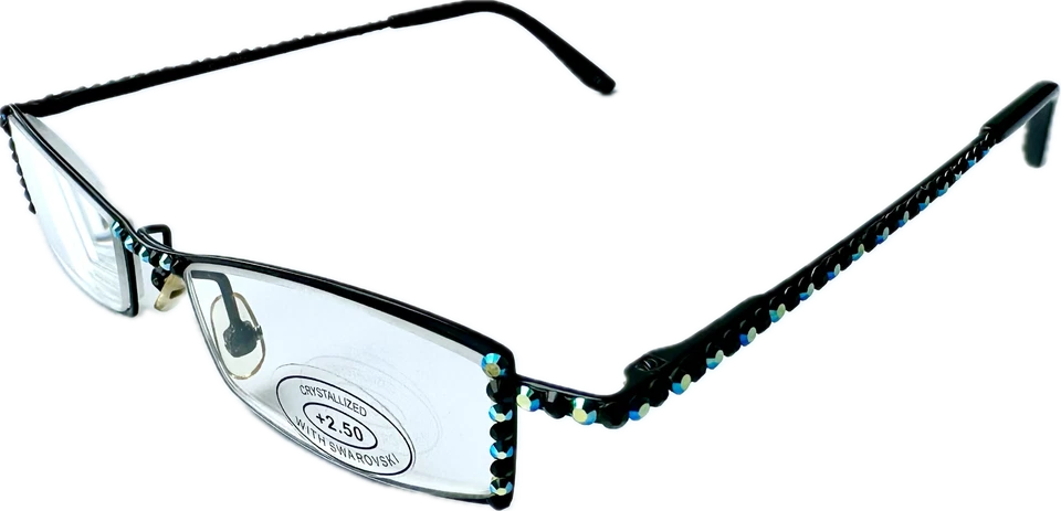 Reading Glasses by Jimmy Crystal New York Made W/Swarovski Crystal JCR131 NEW - Image 3 of 4