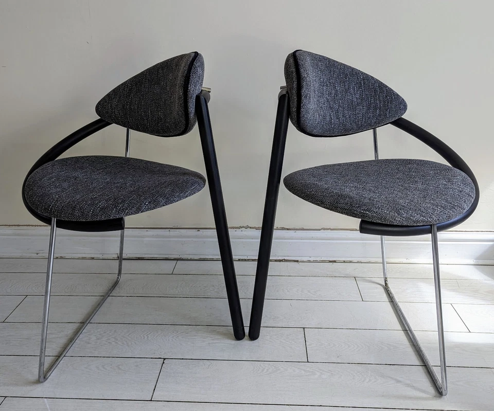 2 Designer Chairs 1980 Pierre Mazairac & Karel Boonzaaijer Castelijn Danish - Image 4 of 4