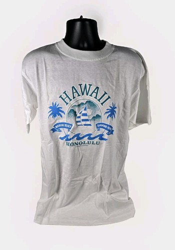 Vintage Hawaii T-Shirt Size XL White Cotton NWOT