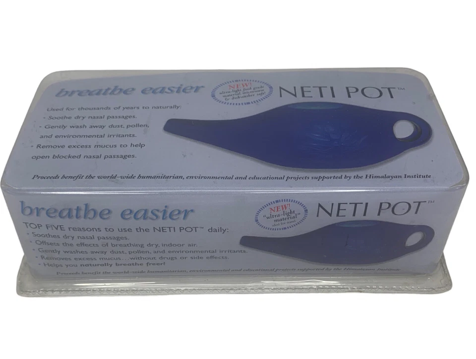 Neti Pot Breathe Easier Cleaning Washing Nose Changer Stuff Nasal Cleaner Washer - Image 4 of 4