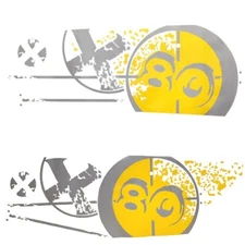 MasterCraft Boat Graphic Decal 750294 | X80 Sunrise Yellow (2 PC)