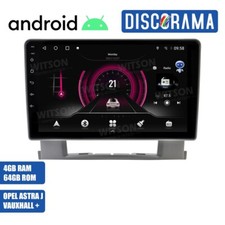 AUTORADIO ANDROID 4/64GB OPEL ASTRA J VAUXHALL 2009-2015 STEREO AUTO 9" WIFI GPS
